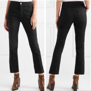 FRAME Black Le Slender Straight Chimney Sweep Jeans